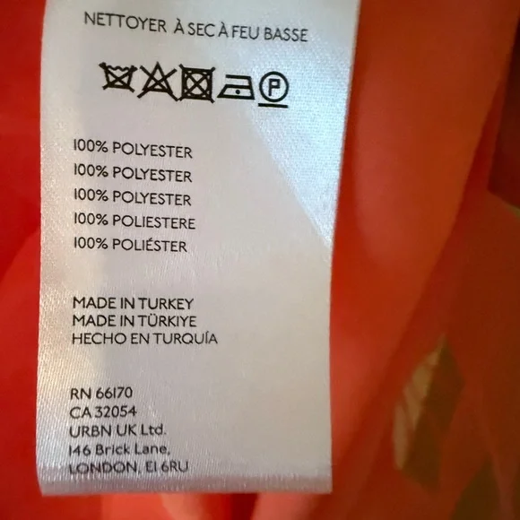 BHLDN Charlotte Short-Sleeve Organza Midi Dress size XL - Picture 10 of 10